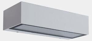 LEDS-C4 Φωτιστικό τοίχου LED εξωτερικού χώρου Nemesis, λευκό, πλάτος 19,5 cm