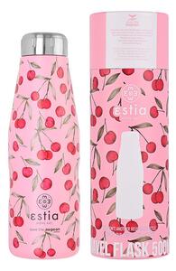 ΘΕΡΜΟΣ TRAVEL FLASK SAVE THE AEGEAN 500ml CHERRY ROSE 01-16647