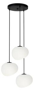 Κρεμαστό φωτιστικό οροφής STONES 3xE27/40W/230V