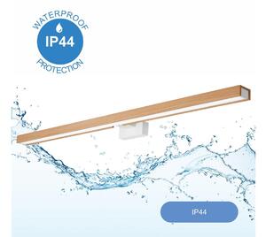 Brilagi-Φωτισμός καθρέφτη μπάνιου LED WOODY MIRROR LED/15W/230V IP44 δρυς/λευκό