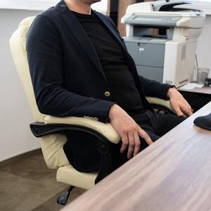 Καρέκλα Γραφείου με Υποπόδιο Malatec 23287 – Μπεζ