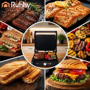Ηλεκτρική Γκριλιέρα & Τοστιέρα Ruhhy 26176 2000W – Grill Επαφής