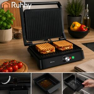 Ηλεκτρική Γκριλιέρα & Τοστιέρα Ruhhy 26176 2000W – Grill Επαφής