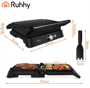 Ηλεκτρική Γκριλιέρα & Τοστιέρα Ruhhy 26176 2000W – Grill Επαφής