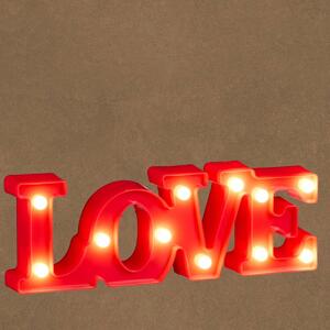 Διακοσμητικό Φωτιστικό LED Με Μπαταρία Edelman Love D.Red 1206537