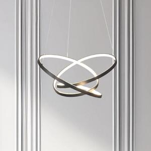 Milagro Lighting LED κρεμαστή λάμπα Empoli, μέταλλο, μαύρο, 4.000 K, Μαύρο, Σαλόνι / τραπεζαρία, Μέταλλο, σύγχρονο