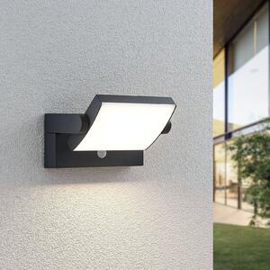 Lindby LED φωτιστικό τοίχου Sherin, σετ 2 τεμαχίων, περιστρεφόμενο,, Μαύρο, Αλουμίνιο, σύγχρονο