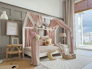 Κουρτίνα Οροφής Bianco Bed Light Pink Luletto