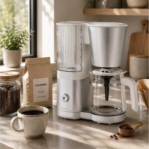 Καφετιέρα Φίλτρου Zwilling Enfinigy 1042968 με ισχύ 1960W και χωρητικότητα 1.5L - Silver