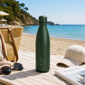Mπουκάλι Θερμός Chilly's με χωρητικότητα 500ml και διατήρηση θερμοκρασίας 12h ζεστό / 24h κρύο - Green