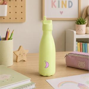 Μπουκάλι Θερμός Original Kids Chilly's με πτυσσόμενο καλαμάκι, χωρητικότητα 350ml και διατήρηση θερμοκρασίας 12h ζεστό / 24h κρύο - Lime