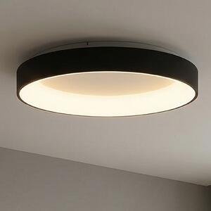 Mantra Iluminación Φωτιστικό οροφής LED Niseko II CCT με τηλεχειριστήριο, Ø 38cm, μαύρο, ρυθμιζόμενος, Μαύρο, Σαλόνι / τραπεζαρία, Αλουμίνιο, σύγχρονο
