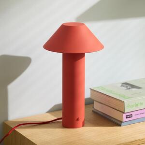 Hübsch Επιτραπέζια λάμπα LED Tower, κόκκινη, ύψος 32 cm, μέταλλο, ρυθμιζόμενος, Πράσινο, Σαλόνι / τραπεζαρία, Μέταλλο, σύγχρονο