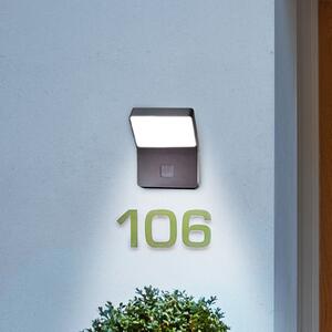 OSRAM LED αισθητήρας εξωτερικού φωτισμού ENDURA STYLE WIDE σκούρο γκρι, Γκρι, Αλουμίνιο, σύγχρονο