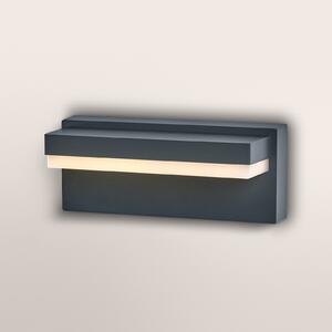 OSRAM Λάμπα LED εξωτερικού χώρου ENDURA STYLE ROBUST σκούρο γκρι IP54, Γκρι, Αλουμίνιο, σύγχρονο, Πρίζα τοίχου κάτω