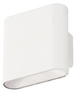 Επαναφορτιζόμενη λάμπα τοίχου LED Magnetics, λευκή, πάνω & κάτω, πλάτος 10