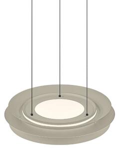 LED κρεμαστό φωτιστικό Lys, χρώμα άμμου, Ø 45cm, CCT, τηλεχειριστήριο
