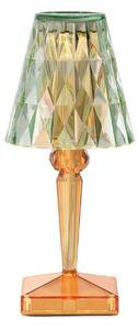 Επιτραπέζιο φωτιστικό μπαταρίας LED Kartell Μπαταρία, 30cm, πράσινο/πορτοκαλί