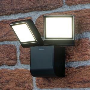 Theben LED φωτιστικό τοίχου εξωτερικού χώρου theLeda S17-100L, μαύρο,, Μαύρο, Πλαστικό