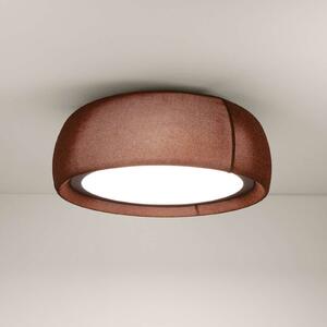 LEDS-C4 LED φωτιστικό οροφής Gong, καφέ, 2.700 K, Ø 61,2 cm
