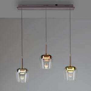 Q-Smart-Home Paul Neuhaus Smart LED κρεμαστό φωτιστικό Q-Kon πολύχρωμο 3-φωτο, ρυθμιζόμενος, Πολύχρωμο, Σαλόνι / τραπεζαρία, Μέταλλο, σύγχρονο
