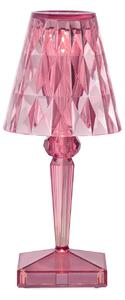 Επιτραπέζιο φωτιστικό μπαταρίας LED Kartell Μπαταρία, 30 cm, ροζ, IP54