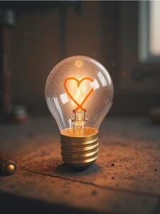 Sinsay - Διακοσμητική λάμπα LED σε σχήμα λαμπτήρα Edison - ροζ