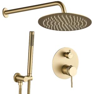 Κρυφό σετ ντους Rea Lungo Grip Gold Brush + BOX