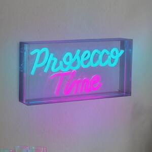 Φωτιστικό τοίχου LED Prosecco Time διαφανές 30x15 cm πλαστικό USB RGB