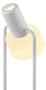 Επιτραπέζιο φωτιστικό LED Banji, λευκό, ύψος 37 cm, dimmer αφής
