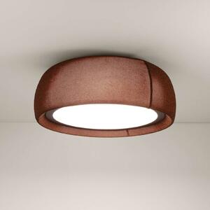 LEDS-C4 LED φωτιστικό οροφής Gong, καφέ, 3.000 K, Ø 61,2 cm