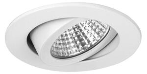 BRUMBERG LED χωνευτός προβολέας Seven-R, 2.700 K, λευκό ματ, αλουμίνιο