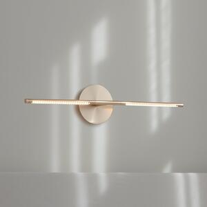 UMAGE LED φωτιστικό τοίχου Omni, ορείχαλκο, μήκος 74 cm, ρυθμιζόμενος, Χρυσό / Ορείχαλκου, Σαλόνι / τραπεζαρία, Μέταλλο, σχεδιασμός