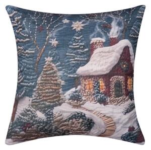 Χριστουγεννιάτικη Μαξιλαροθήκη (45x45) Silk Fashion ks2026-27