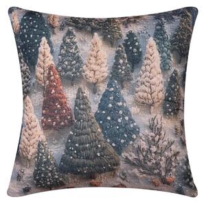 Χριστουγεννιάτικη Μαξιλαροθήκη (45x45) Silk Fashion ks2026-3