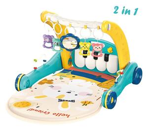 Βρεφικό Γυμναστήριο - Περπατούρα Bebe Stars Piano Bunny 2 In 1 100-196