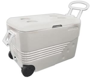 CAMPCOOL ΨΥΓΕΙΟ ΦΟΡΗΤΟ 120Lt. ΜΕ ΡΟΔΕΣ ΚΑΙ ΧΕΙΡΟΛΑΒΕΣ ΜΕΤΑΦΟΡΑΣ