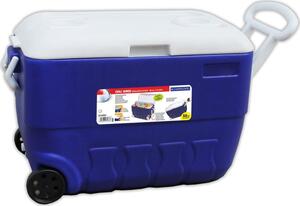 CAMPCOOL ΨΥΓΕΙΟ ΦΟΡΗΤΟ 50Lt. ΜΕ ΡΟΔΕΣ & ΧΕΙΡΟΛΑΒΕΣ ΜΕΤΑΦΟΡΑΣ