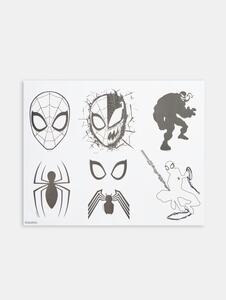 Sinsay - Αυτοκόλλητα τοίχου Spider-Man - μαυρο