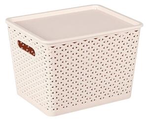 Venus 14616 Κουτί αποθήκευσης rattan με καπάκι 26x20x18