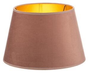 Αμπαζούρ Cone ύψος 18 cm, ροζ/χρυσό