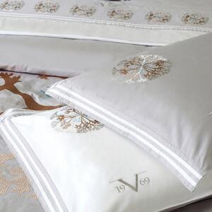 Σετ Σεντονια 240χ270+2 Μαξ/κες- Oxford-Coral Grey