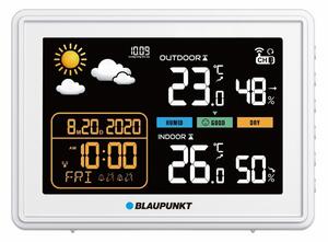 Blaupunkt GR13-WS30WH Ασύρματος Μετεωρολογικός Σταθμός Ψηφιακός Επιτραπέζιος Λευκός