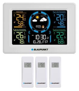 Blaupunkt 13-WS40WH Ασύρματος Μετεωρολογικός Σταθμός Αναλογικός Επιτραπέζιος Λευκός