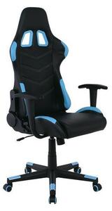 Bf9150 gaming Πολυθρόνα Γραφείου Διευθυντή pu Μαύρο - Μπλε 67x69x124/134cm ΕΟ541,2