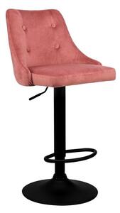 Ρυθμιζόμενο Σκαμπώ Μπαρ velvet varossi brio Σάπιο Μήλο 46x52x88-109cm