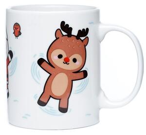 Χριστουγεννιάτικη Κούπα Πορσελάνη 300ml puckator festive friends xmug60
