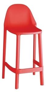 Σκαμπό bar 48x47x105(75) scabdesign piu Κόκκινο