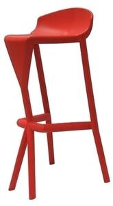 Σκαμπό bar 43x45x75 gaber shiver Κόκκινο