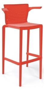 Σκαμπό bar 47x46x102/79 gaber spyker-Β Κόκκινο